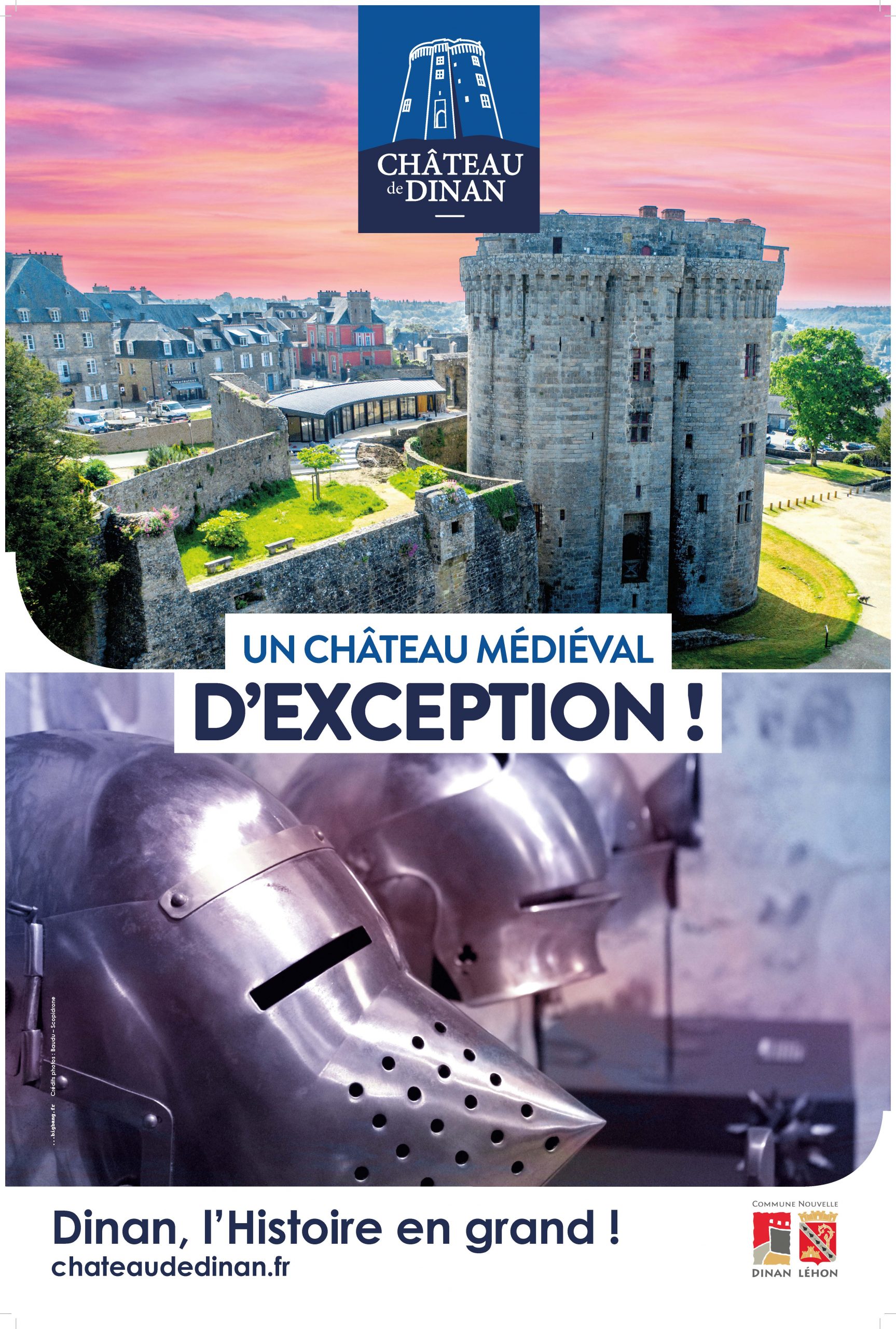 bretagne côtes armor dinan tourisme monument château moyen âge médiéval visite culture histoire historique